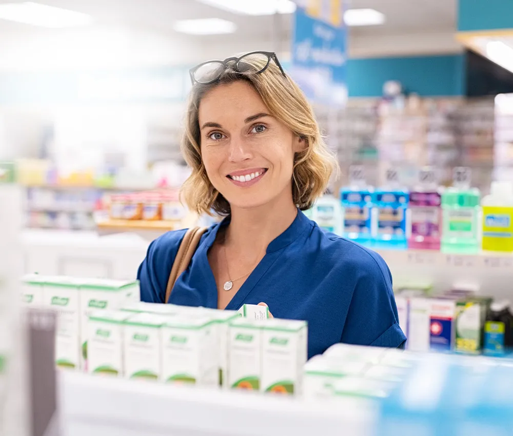 happy patient visiting Greene Medical Arts Pharmacy